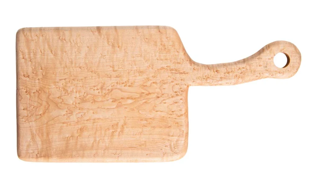 Bear Isle Board Company meat-cleaver–shaped board