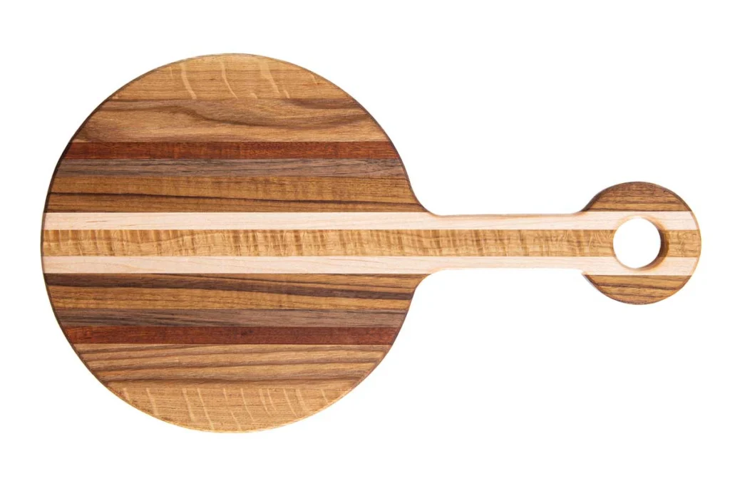 Bosco Nigro small round board with handle