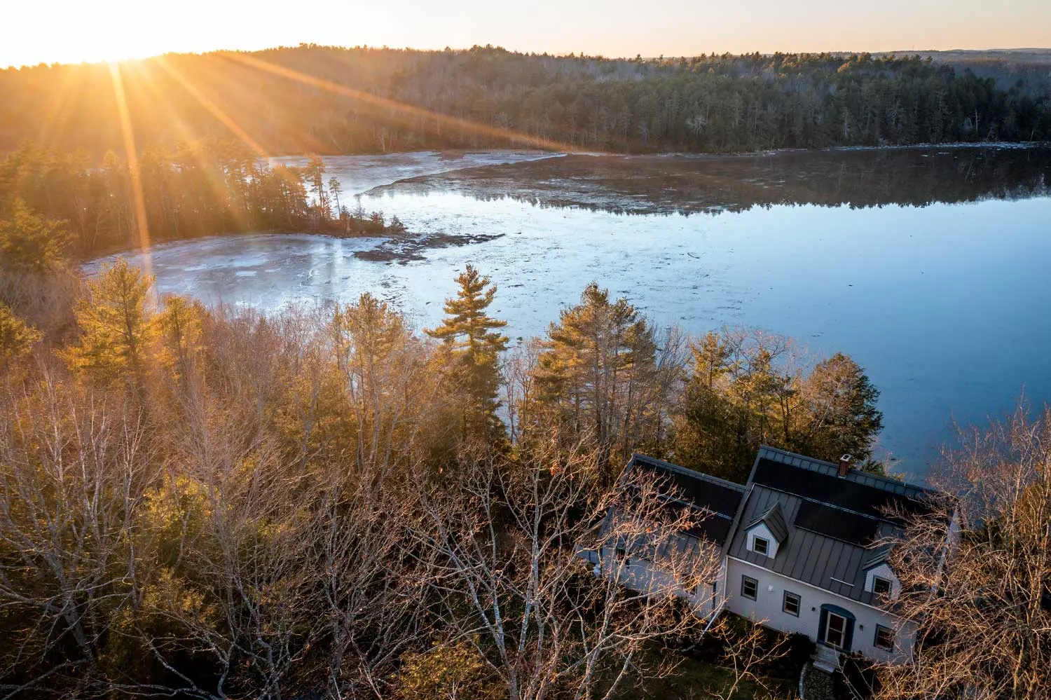 Butler Cove, on Merrymeeting Bay, Chris Toy’s favorite Maine place