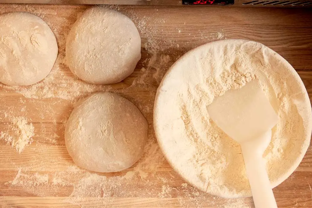 The dough at Radici’s, in Portland