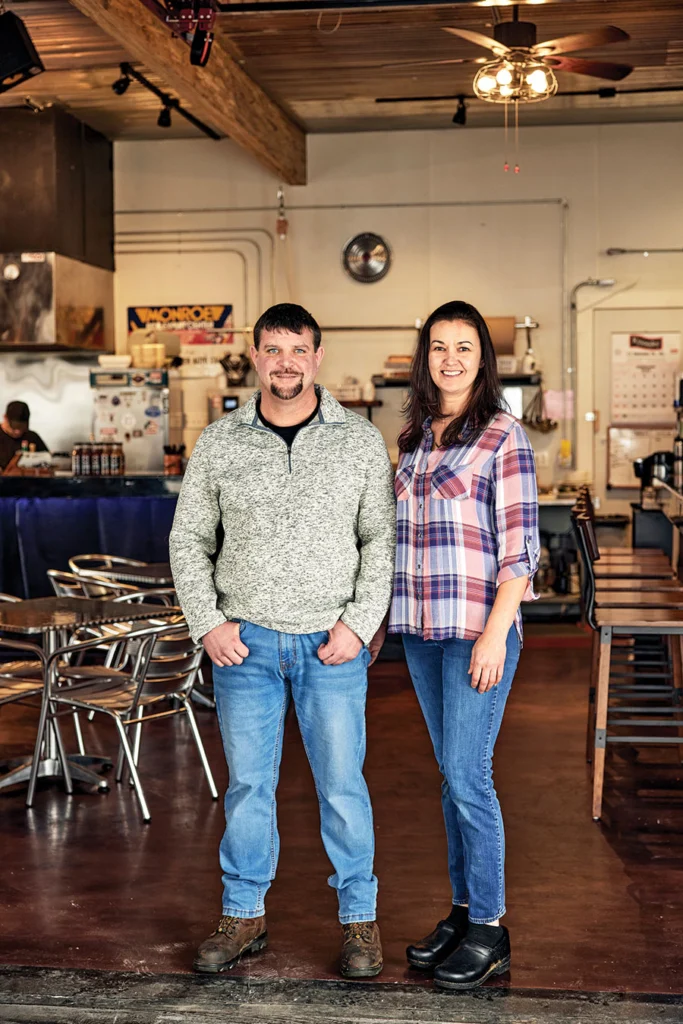 Station 118 owners Scott Goldrick and Emily Moreau.