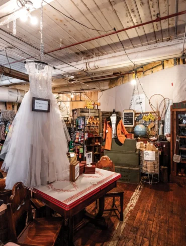 The Vault vintage market, in Winthrop, Maine