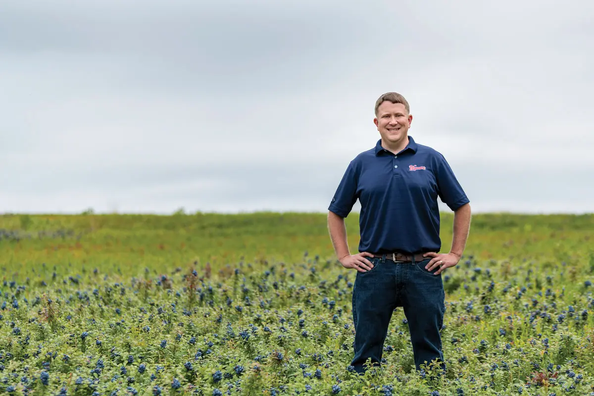 Adam West, 36, began raking wild blueberries before he was old enough to attend kindergarten. Now, he helps lead Wyman's, one of Maine’s oldest family businesses.