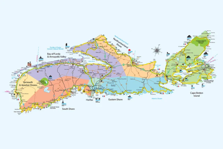 Map of Nova Scotia