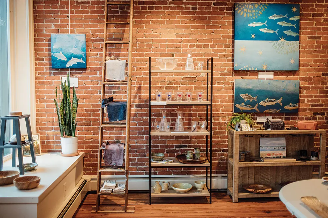 Inside Trove in Searsport, Maine