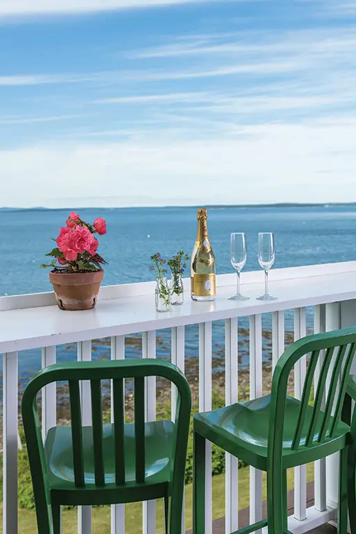 The Bayview Hotel balcony