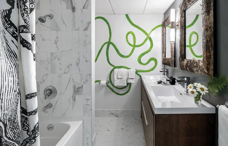 The Bayview Hotel restroom