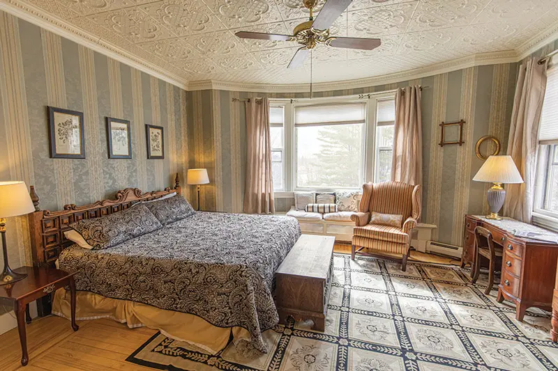 A bedroom at The Inn on Winter’s Hill
