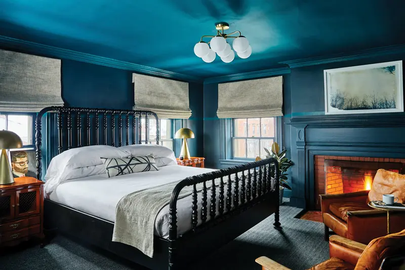 The Diavolo room at the Blind Tiger hotel.