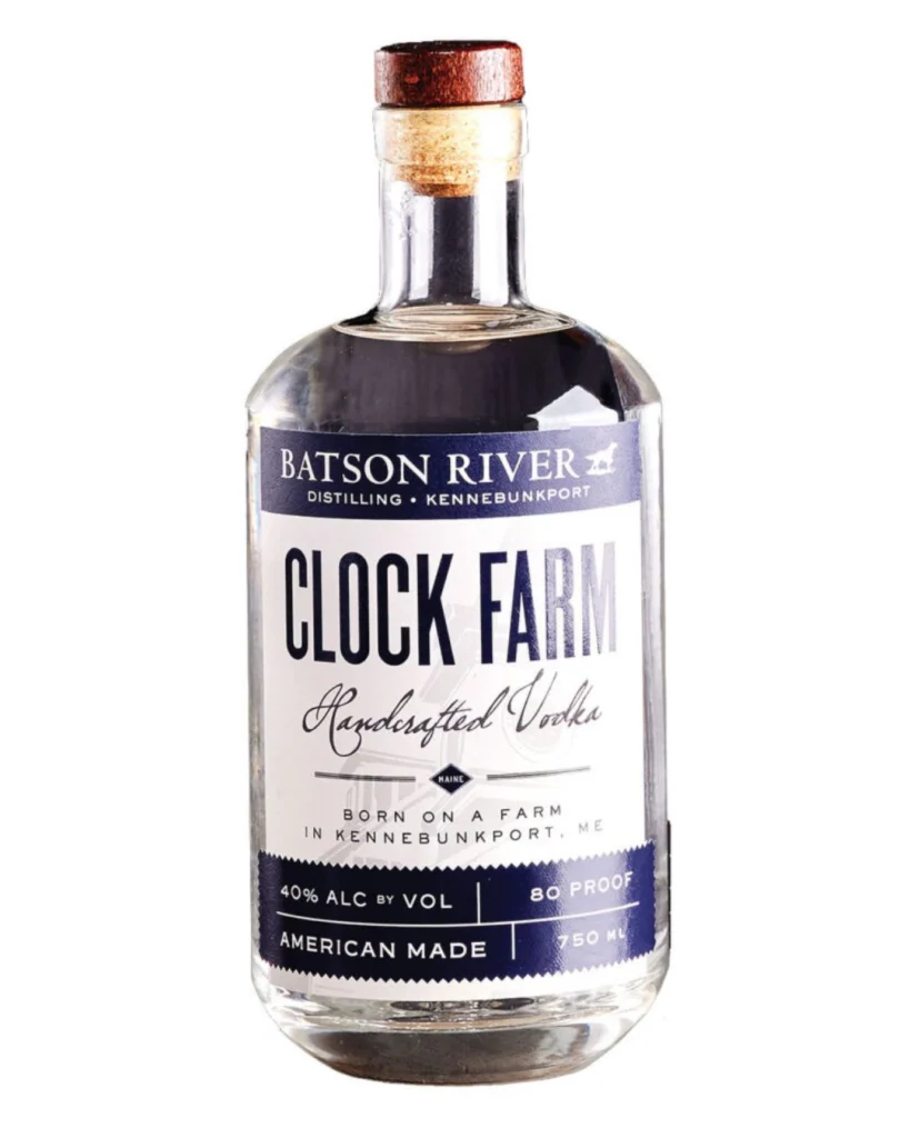 Maine Craft Vodkas: Batson River Distilling's Clock Farm Vodka