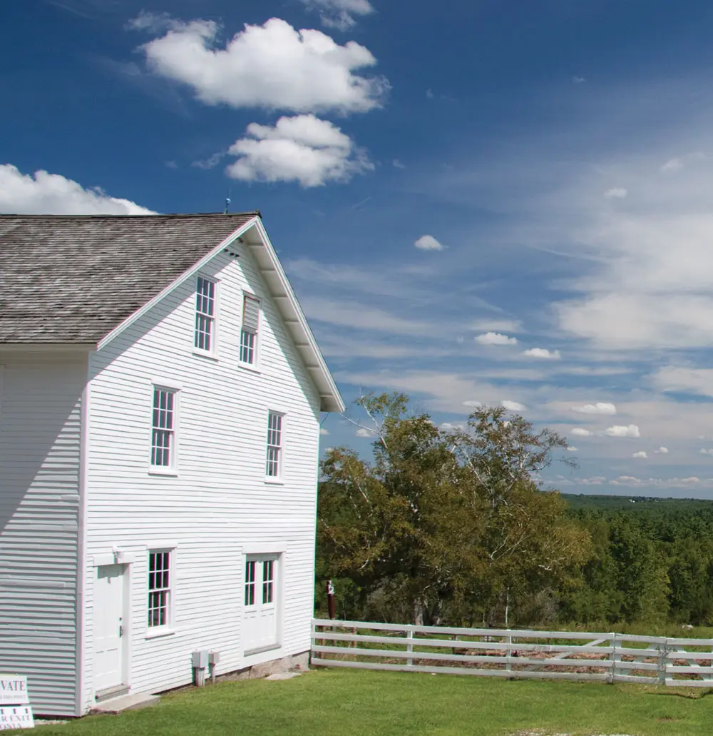 The herb house at New Gloucester’s Sabbathday Lake Shaker Village.