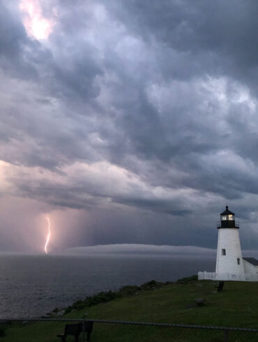 Pemaquid Lightning, photographed by Jack Boak