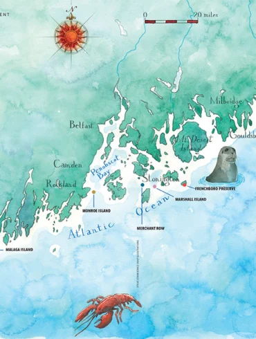 Maine Islands conserved by Maine Coast Heritage Trust
