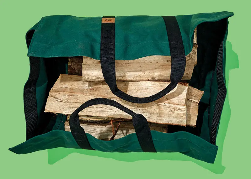 Canvas Firewood Carrier from Patzbag