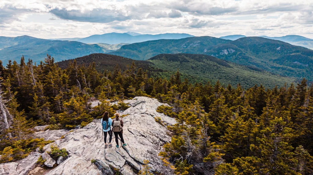 The view from the top of Speckled Mountain