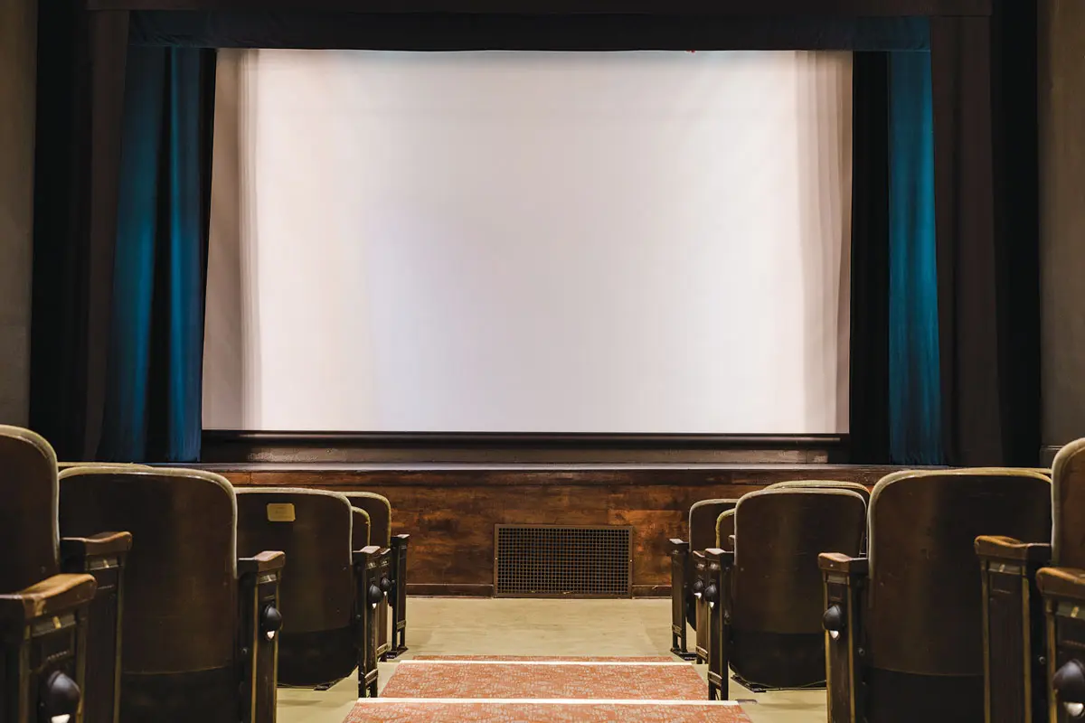 the stage at the Waldo Theatre