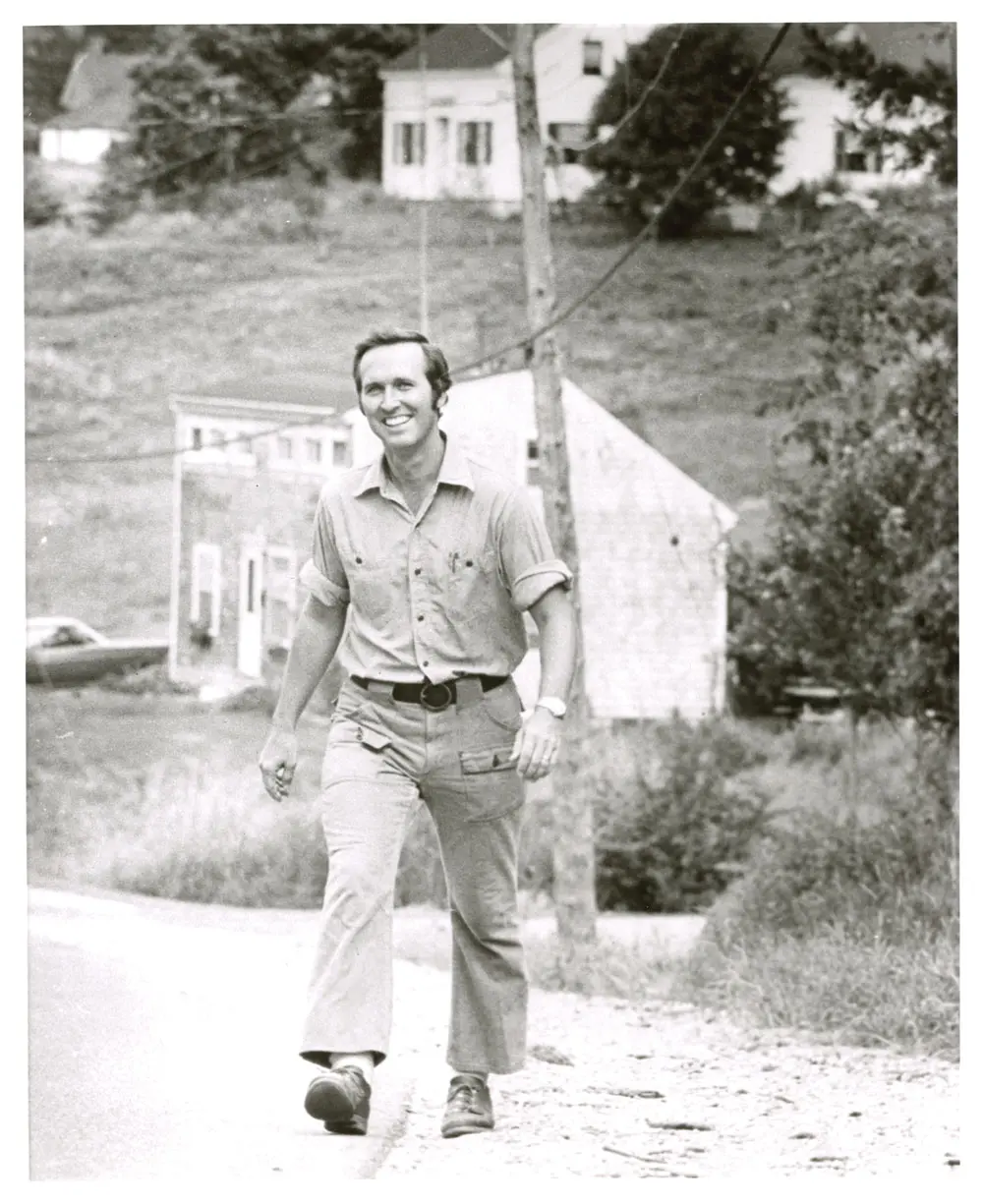 Bill Cohen on his 650-mile campaign walk
