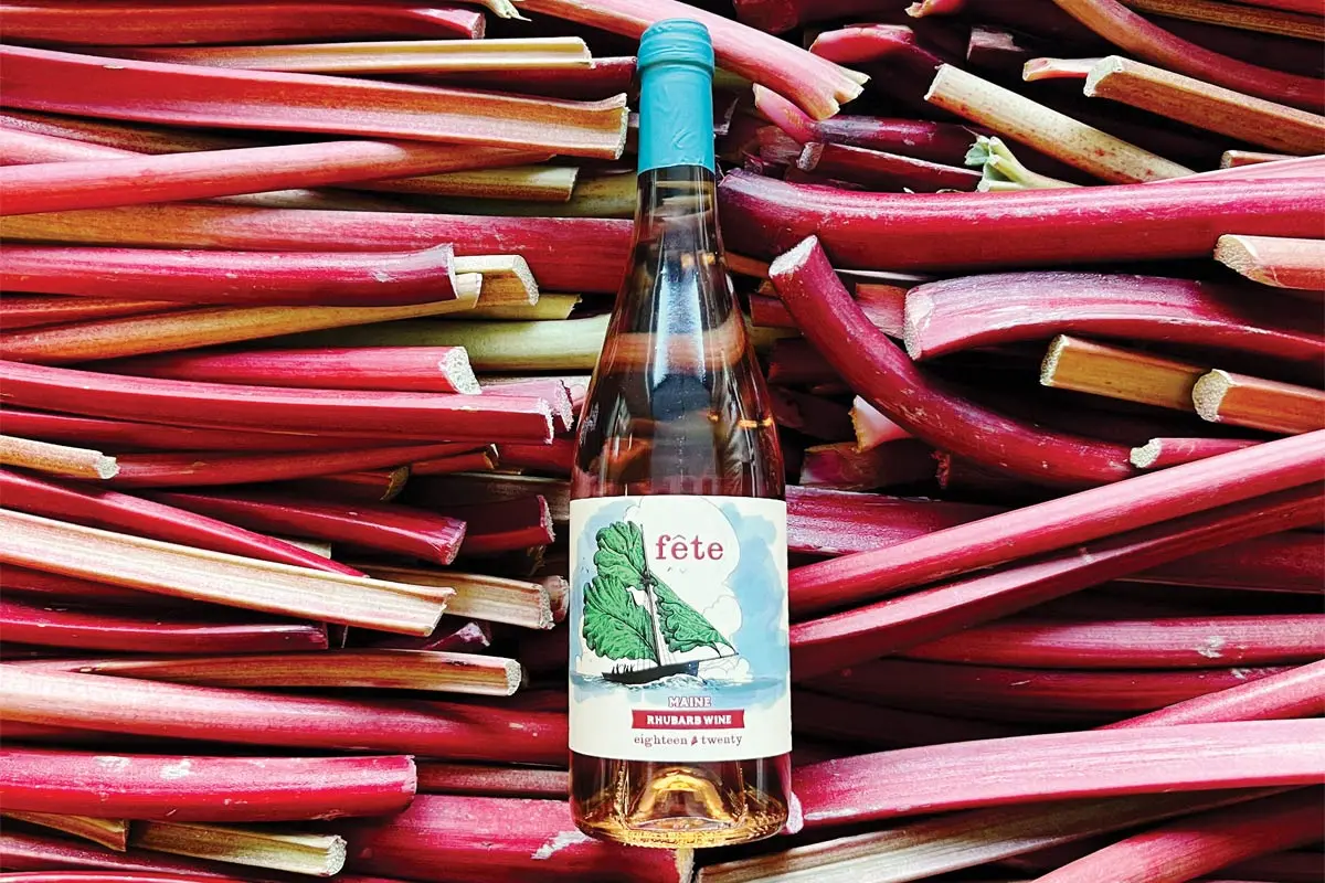fête rhubarb wine from Eighteen Twenty Wines