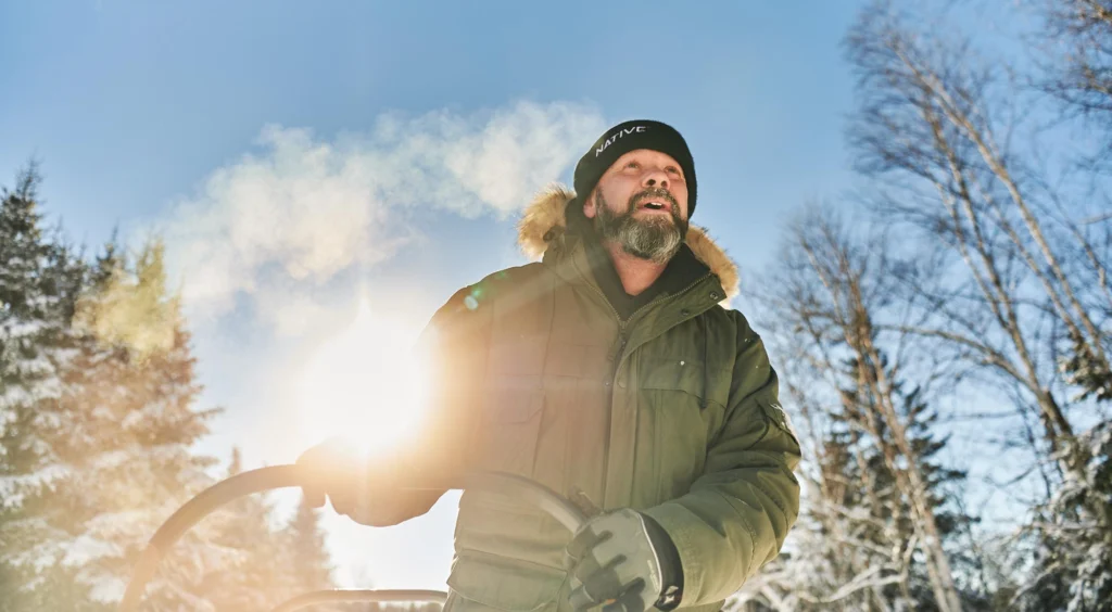 Jonathan Nathaniel Hayes, who runs Madawaska’s Poland Spring Seppala Kennels