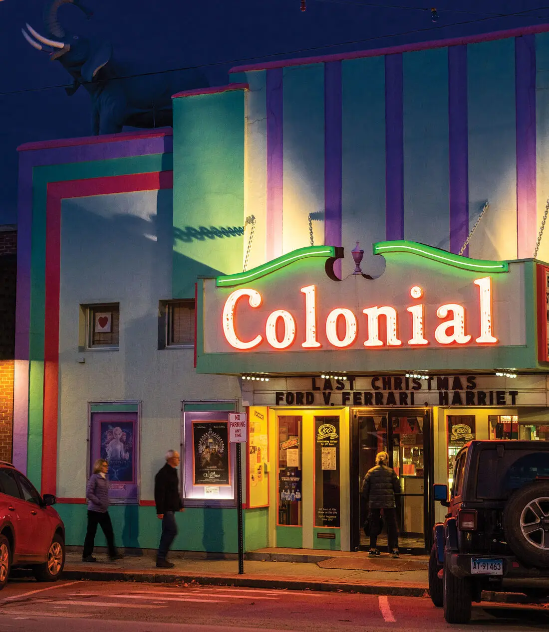 The Colonial Theatre in Belfast, Maine