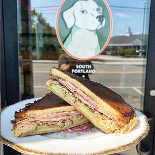 Medianoche sandwich, from Cafe Louis