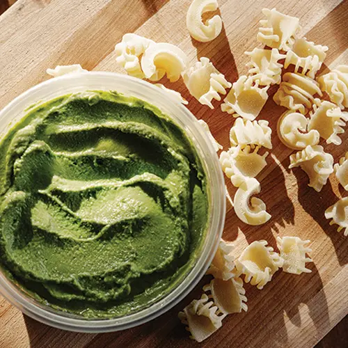Pesto and Fresh Pasta, from Solo Cucina Market