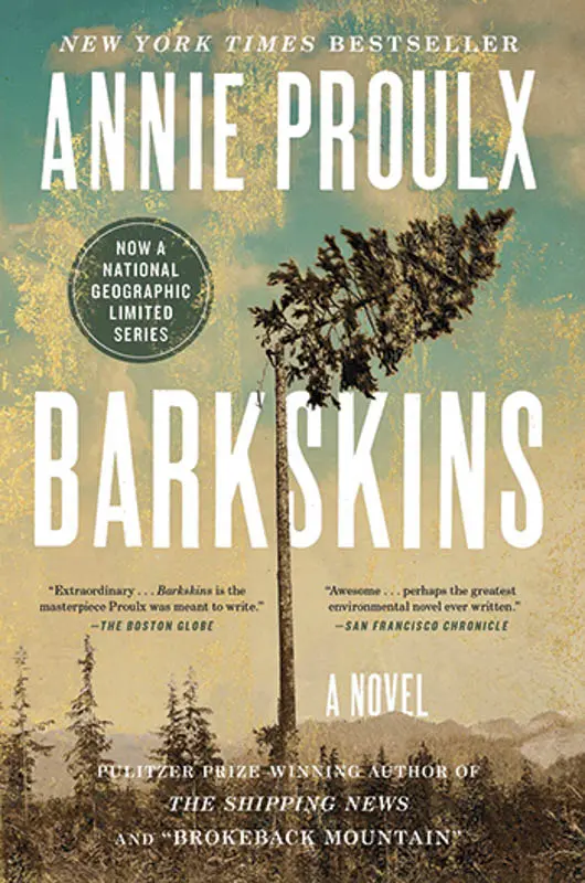 Barkskins cover, by Annie Proulx