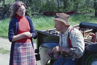 Pamela Wood, Salt’s founding teacher, with Reid Chapman. Wood, who died in 2018, spearheaded Salt through 2001. All of these photos of Chapman were shot by photographer Jay York, part of Salt’s inaugural 1973 class and still a working photographer, in Portland.