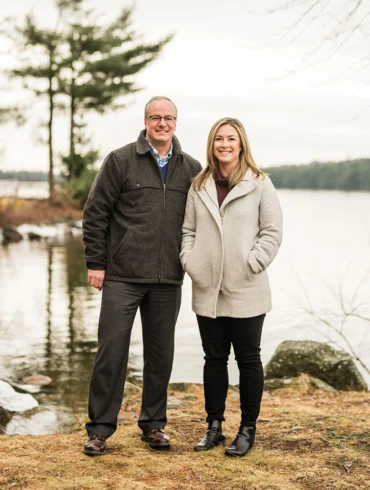 Brian Bernatchez and Katie Brann of Golden Pond Wealth Management