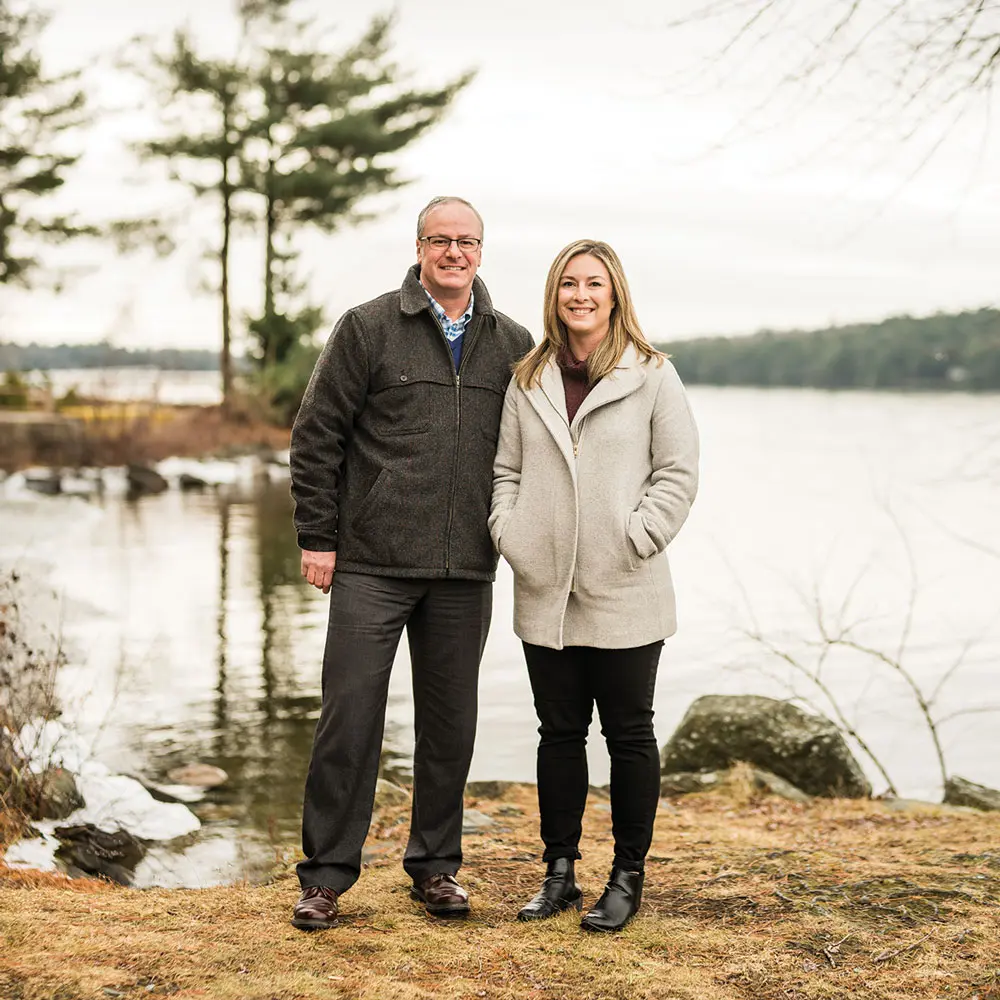 Brian Bernatchez and Katie Brann of Golden Pond Wealth Management