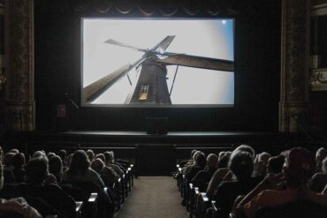 Maine International Film Festival attendees watching a film