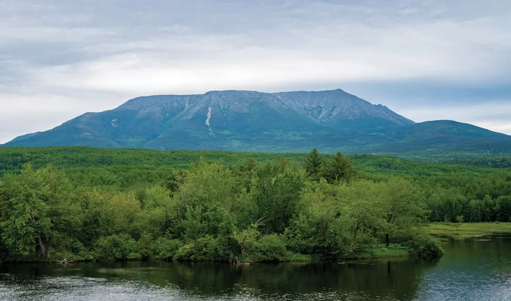 Katahdin, as seen from Abol Bridge