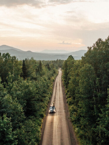 Quill Hill Road, near Rangeley, Maine