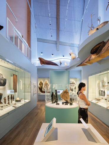 Bowdoin College’s Peary-MacMillan Arctic Museum located in the new John and Lile Gibbons Center for Arctic Studies
