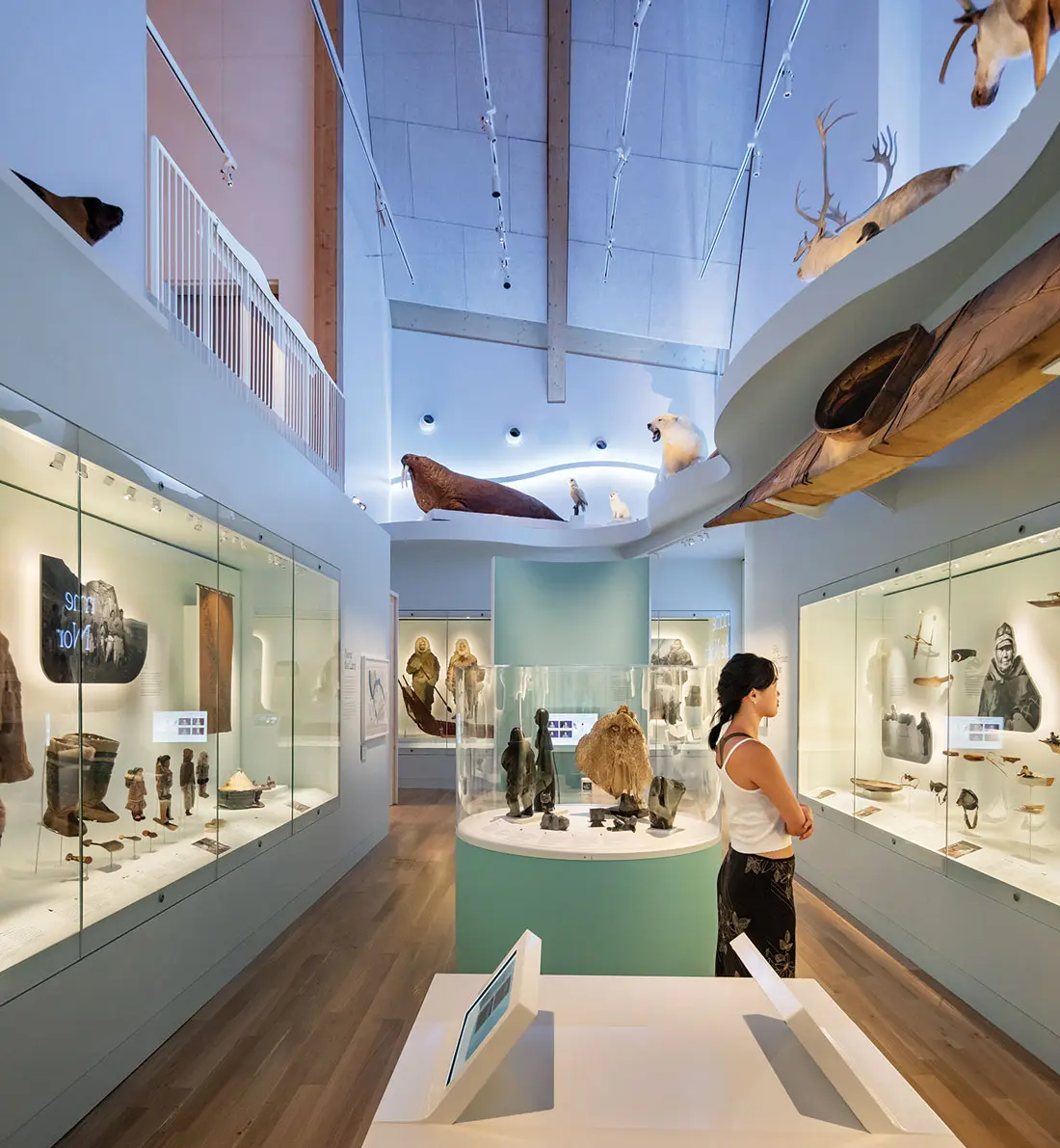 Bowdoin College’s Peary-MacMillan Arctic Museum located in the new John and Lile Gibbons Center for Arctic Studies
