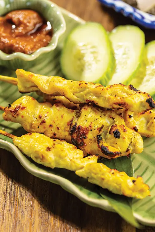 Thai street food from Mitr Ping Yang Thai Kitchen in Portland, Maine