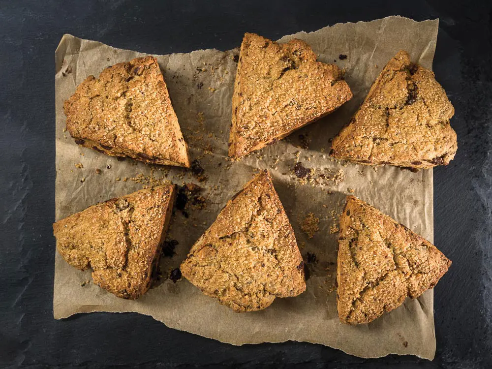 scones made from Kate Shaffer's Ragged Coast scone mix