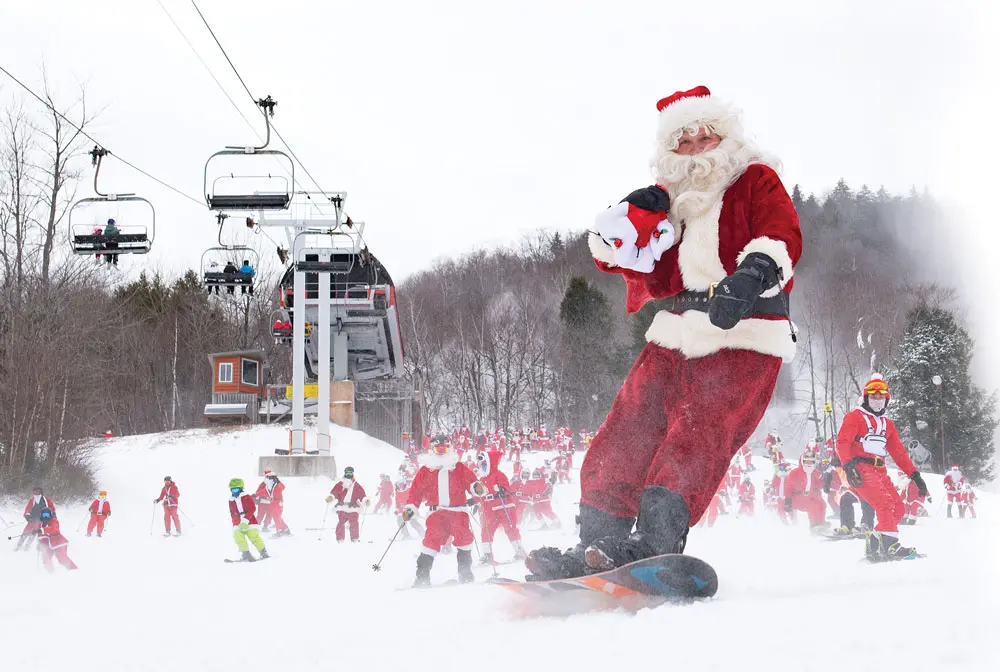 Santa Sunday at Sunday River