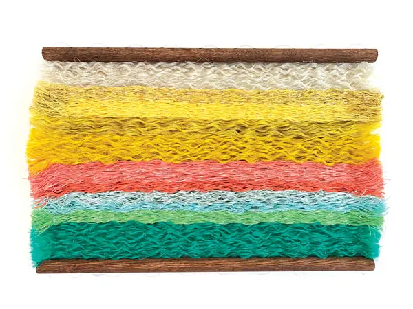 unraveled lobster rope wall hanging by Stephanie Jones Douglass