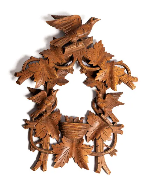 vintage cuckoo-clock face from The Kingfisher & The Queen
