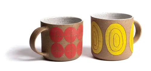 mugs by ceramicist Alice Nasto