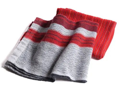 hand-woven tea towels by Hilary Crowell