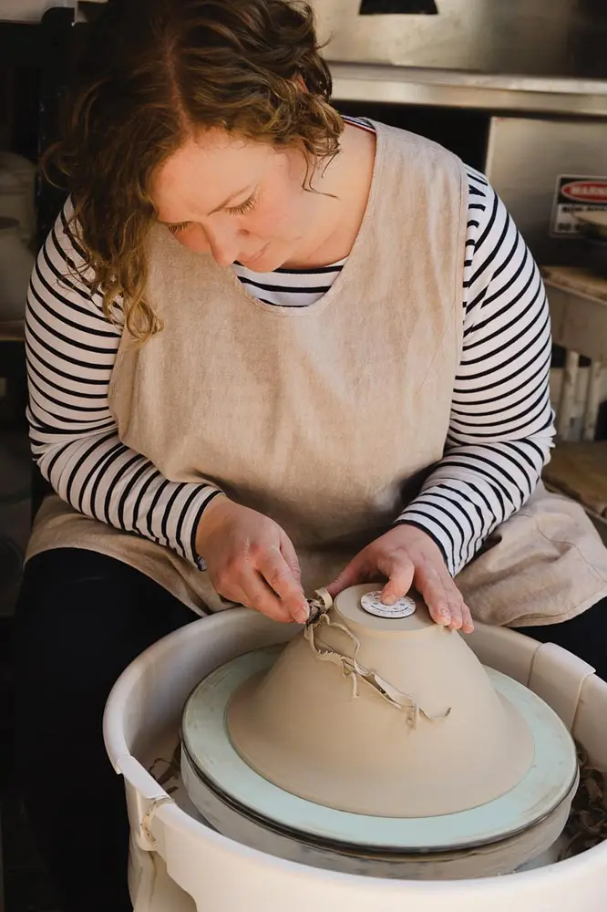 Brunswick-based potter Elizabeth Guilbault