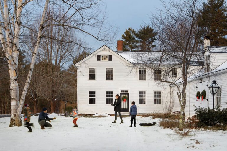 a Greek Revival, built by Captain Joseph Drinkwater in the mid-19th century