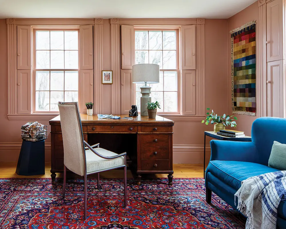 Benjamin Moore’s Soul Mate in the office-guest room