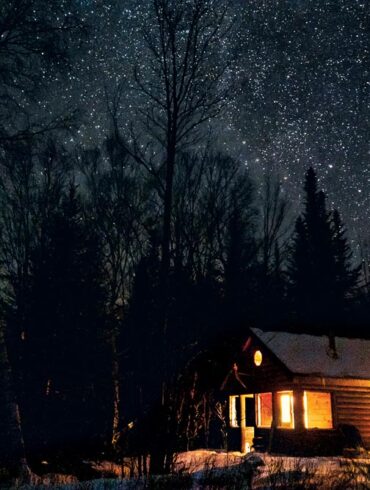 Wendy Weiger's winterized cabin on First Roach Pond