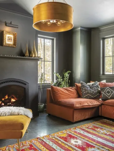 the “Moroccan Room” in Heather Jackson and Colin Lindley’s Freeport new build