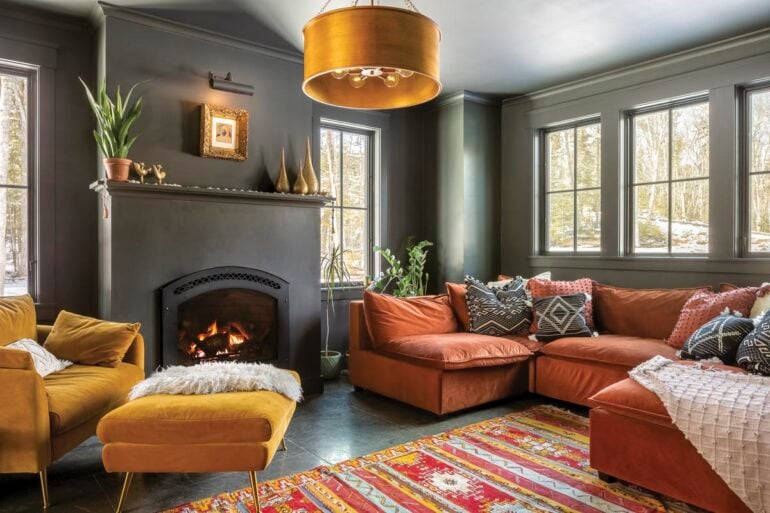 the “Moroccan Room” in Heather Jackson and Colin Lindley’s Freeport new build
