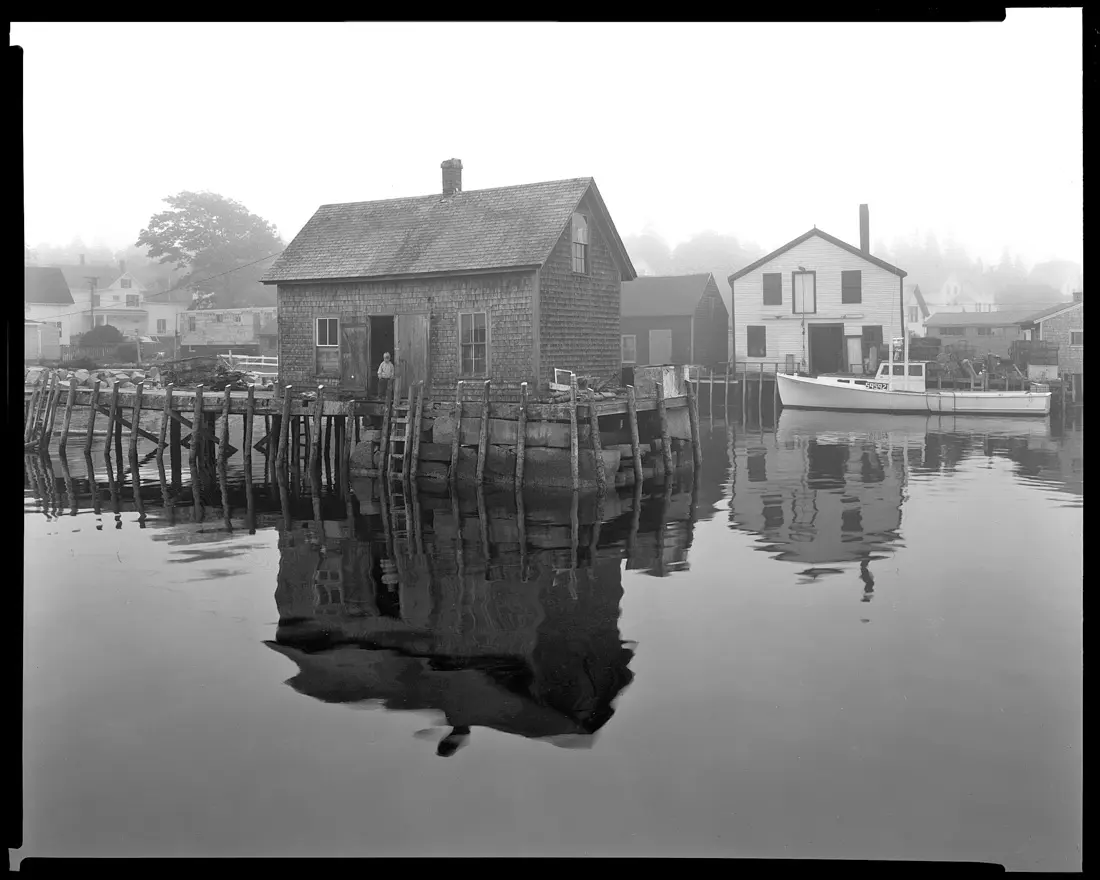 a Carvers Harbor fish house