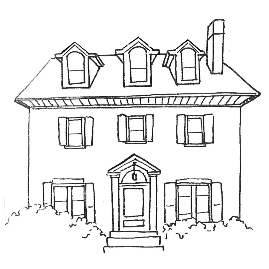 Colonial Revival home